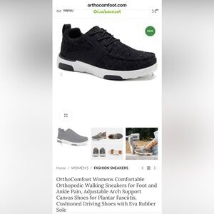 OrthoComfoot Women's Orthopedic Sneakers